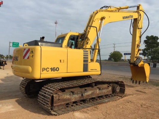 ขายรถแบคโฮ KOMATSU PC160-6 ระบบไฟฟ้าเต็ม ปี 2002 สภาพสวยมาก รถนอกนำเข้า มีVDOการทำงานครับ