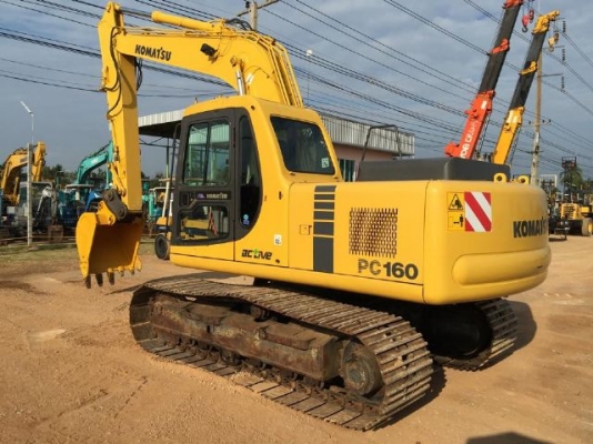 ขายรถแบคโฮ KOMATSU PC160-6 ระบบไฟฟ้าเต็ม ปี 2002 สภาพสวยมาก รถนอกนำเข้า มีVDOการทำงานครับ