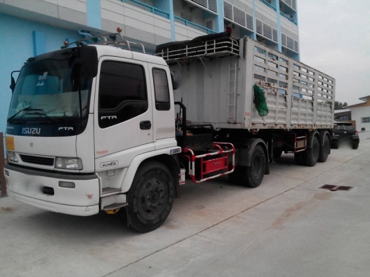 รถอีซูซุ 6 ล้อ FTR  หัวลาก  200 แรงม้า. ปี 48  ( ขายแม่ , ลูก )  สนใจติดต่อ  081 - 6079515