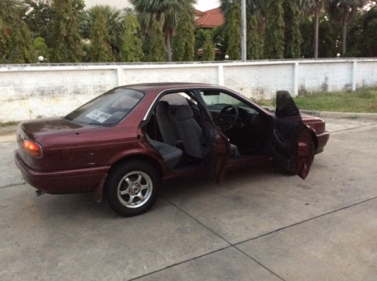 ขายนิสสัน พรีเซียร์ ปี94 เครื่อง SR20 หัวฉีด เกียร์ธรรมดา เพาเวอร์ไฟฟ้าทั้งคัน เบาะเดิมๆ แอร์ดิจิตอล สีเต็มเงา แม็ก15" รถขับดี พร้อมใช้ ภาษีปี57 ขายถูกครับ