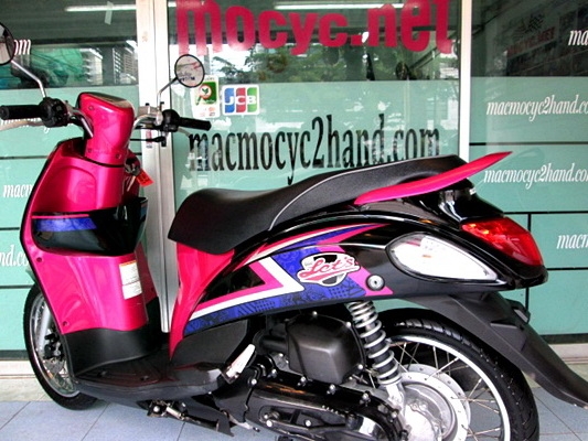 LET'S สีชมพูดำ รถเดือน พฤษภาคม.ปี 57ไมล์ 7 พันโล รุ่นใหม่หัวฉีด ของแถม 3 รายการ 20900