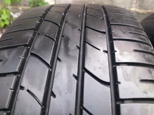 ขายแม็กขอบ16 4รู100/114 พร้อมยางบริสโตน195/55R16 ปี09 ดอกเต็ม จำนวน 1  ชุด