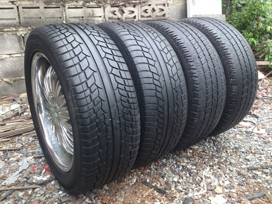 ขายแม็ก6รูขอบ20 พร้อมยาง265/50R20 ยางปี11 จำนวน 1  ชุด