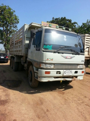 HINO 3 H 195 แรง 2 เพลาดั้มสภาพดีมากพร้อมใช้งาน ปี 2539