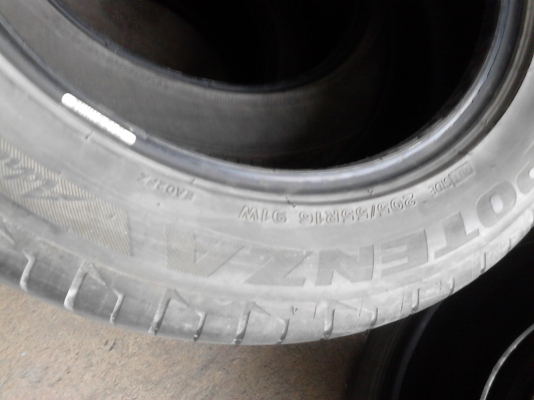 205/55R16 BRIDGESTONE POTENZA  ER002 ปี2012 ชุด 4 เส้น  TEL.081-427-3941