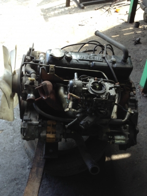 +++ ขายเครื่อง NISSAN   นำเข้าสภาพดี  พร้อมปั๊มไฮดรอลิค  ใส่  T.C.M. , KOMATSU  1.5 , 2.0  ตัน ครับ