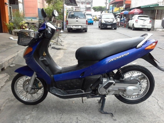 nouvo ตัวเก่า ปี 46 สีทอง วิ่ง 7,000 กม.ไมล์แท้ๆ รถสวย ชุดสีสด เครื่องเดิม แน่นๆ รับประกัน ยางมิชลินอย่างดี ระบบไฟใช้ได้หมด รถให้ฝรั่งเช่า ไม่ช้ำ ขับน้อย ภาษี พรบ.ถึงปีหน้า