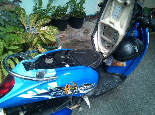 scoopy 110i กท9664 น้ำเงิน ล้อแมกแท้ เครื่องเงียบ 20000