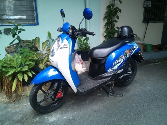 scoopy 110i กท9664 น้ำเงิน ล้อแมกแท้ เครื่องเงียบ 20000