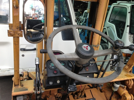 ขายFORK LIFT มิตซูบิชิ เบนซิน 2.5 ตัน เสาสูง 3.5 เมตร