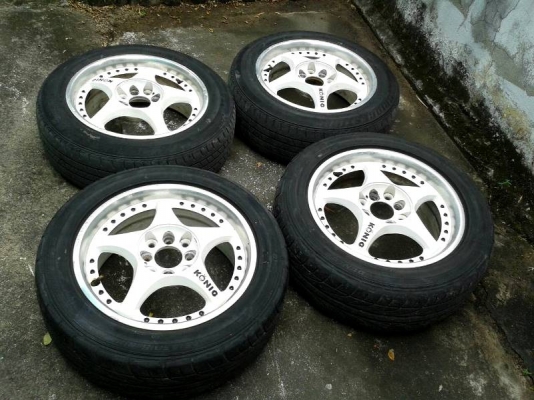 แม็กซ์พร้อมยาง KONIG ขอบ15 4รู100-114 แม็กซ์พร้อมยาง KONIG ขอบ15 4รู100-114