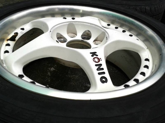 แม็กซ์พร้อมยาง KONIG  ขอบ15 4รู100-114