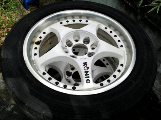 แม็กซ์พร้อมยาง KONIG ขอบ15 4รู100-114 แม็กซ์พร้อมยาง KONIG ขอบ15 4รู100-114