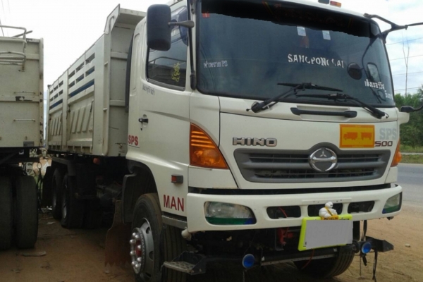 ขาย HINO 330 ดั๊มแม่+ลูก กระบะสามมิตร รถปี 53