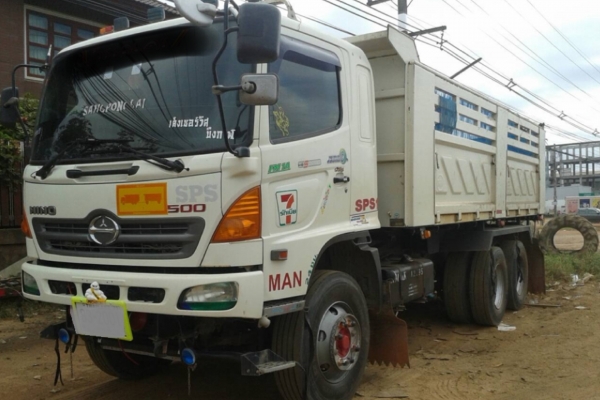 ขาย HINO 330 ดั๊มแม่+ลูก กระบะสามมิตร รถปี 53
