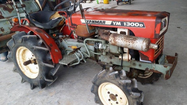 รถไถพรวนดินนั่งขับ  YANMAR  13 แรง  เก่าญี่ปุ่น 2 เพลา เครื่องยนต์ดีเซล