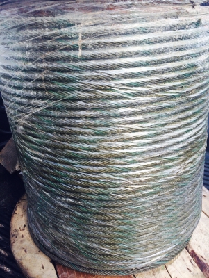 ขาย สลิง5หุน / 16mm สลิงเกรียวละเอียด 19x7 สลิงอย่างดี ไส้เหล็ก สั่งตัดได้ เมตรล่ะ 60฿ โทร080-6135462
