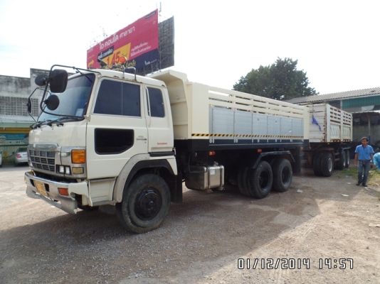 รถพ่วง 24 ล้อดั้มพ์ HINO