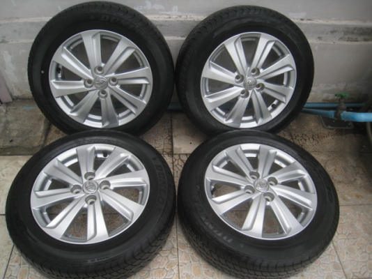 ขายล้อแม็ก Toyota vios 15" พร้อมยางปี13สนใจติดต่อเล็กคลองสามครับ 081-3747940