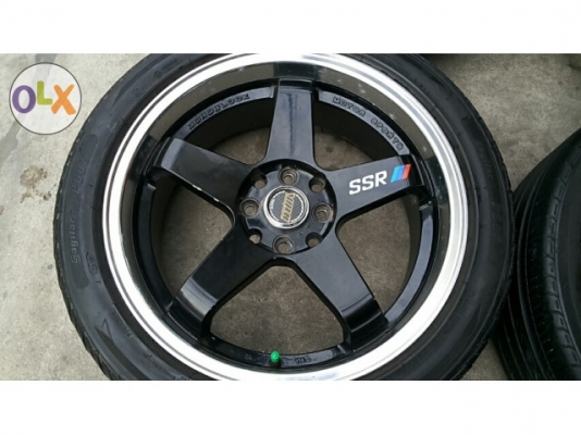 ล้อ ssr ขอบ17 4รู100 ยางปี2012 ทั้ง 4 เส้น