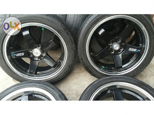 ล้อ ssr ขอบ17 4รู100 ยางปี2012 ทั้ง 4 เส้น