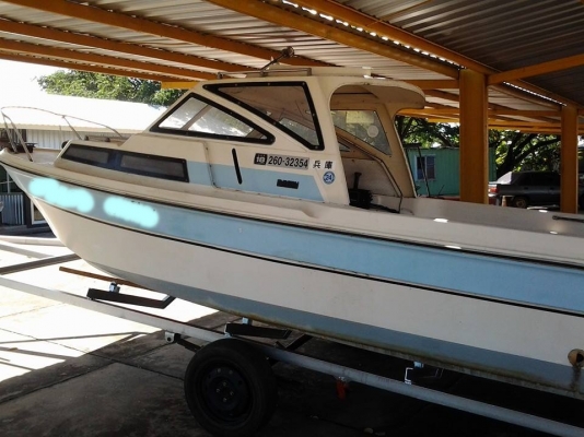 ขายเรือYamaha24ฟุตมีเคบิ้น เครื่องMercury115Hp