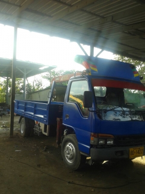 บรรทุก 6ล้อ ISUZU NPR 120แรง เปลียนใส่เครื่อ่ง130แรง ติดเครน2.6ตัน บรรทุก 6ล้อ ISUZU NPR 120แรง เปลียนใส่เครื่อ่ง130แรง ติดเครน2.6ตัน