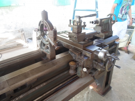 แท่นกลึง 6 ฟุต เชนเย่ 3 เพลา เกียร์บล็อก พร้อมใช้ไฟบ้านได้เลย กลึงเกลียวได้ 79,000