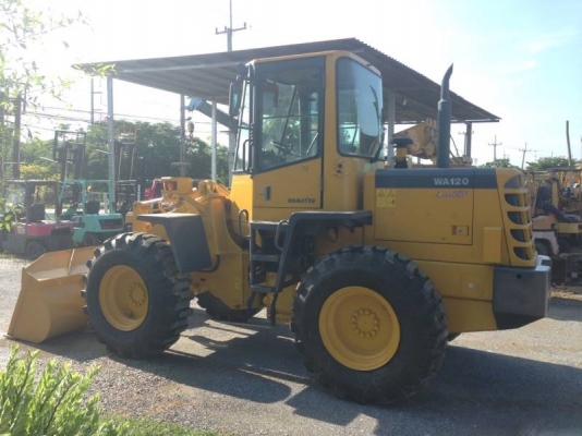 มาใหม่!!! รถตัก Komatsu WA 120-3 ซีเรียลสูง เครื่องดำรุ่นใหม่ สภาพพร้อมมาก หาที่ติไม่เจอ 090-986-2521 อ๊อบ