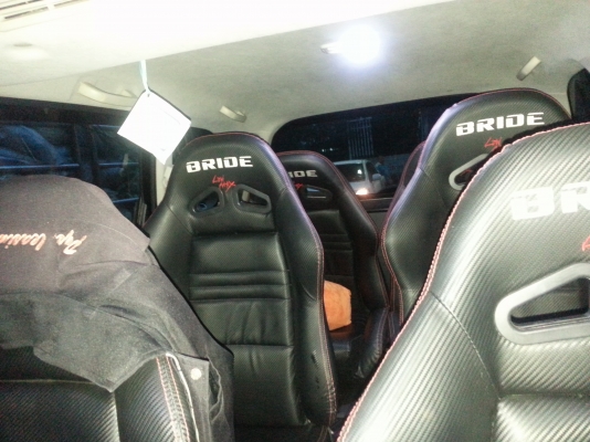 ขายเบาะแต่ง BRIDE หนังแคฟร่า คู่4,500