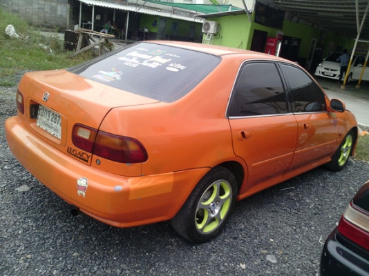 ซีวิคเครื่องหัวฉีดติดLPGแอร์เย็นไฟฟ้าครบเอกสารพร้อม