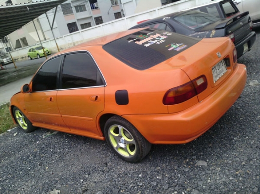 ซีวิคเครื่องหัวฉีดติดLPGแอร์เย็นไฟฟ้าครบเอกสารพร้อม