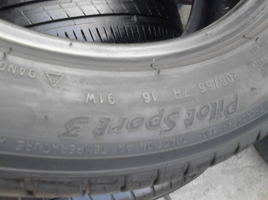 205/55R16 MICHELIN Pirot Sport 3  ชุด 4 เส้น TEL.081-427-3941