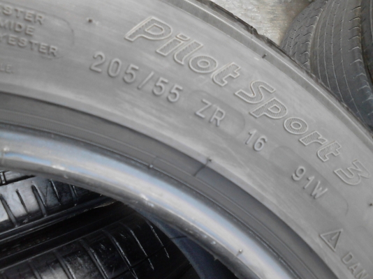205/55R16 MICHELIN Pirot Sport 3  ชุด 4 เส้น TEL.081-427-3941