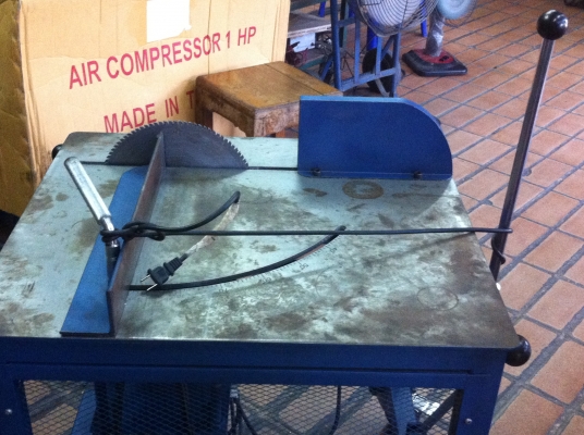 เครื่องตัดอลูมิเนียมขนาดใหญ่สุดใส่ใบ14-16นิ้วได้ มอเตอร์1.5แรงม้าพร้อมใช้งาน