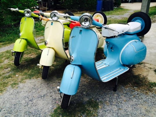 รับสั่งทำ Vespa และบริการหลังการขาย ร้าน Pong_Motor_Classic รับซ้อม ปะผุ ผ่นสี ขายซาก บริการครบวงจร