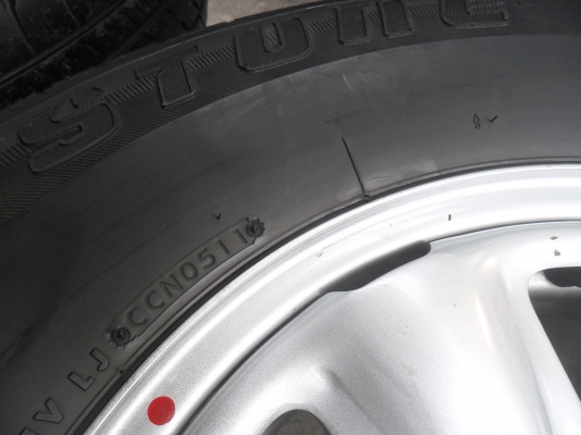 ล้อกะทะ 16นิ้ว 6รู พร้อมยาง สวยๆ 4 ล้อ ราคา 6900 บาท