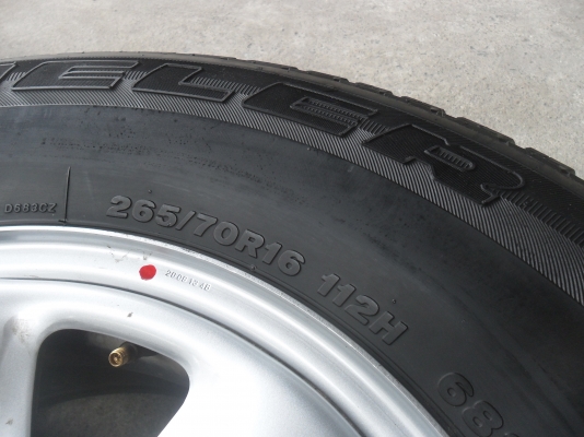 ล้อกะทะ 16นิ้ว 6รู พร้อมยาง สวยๆ 4 ล้อ ราคา 6900 บาท