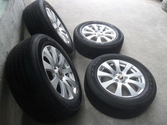 ล้อแม็ก 17นิ้ว 5รู114 เชฟ พร้อมยาง สวยๆ 4 ล้อ ราคา 7900 บาท ล้อแม็ก 17นิ้ว 5รู114 เชฟ พร้อมยาง สวยๆ 4 ล้อ ราคา 7900 บาท