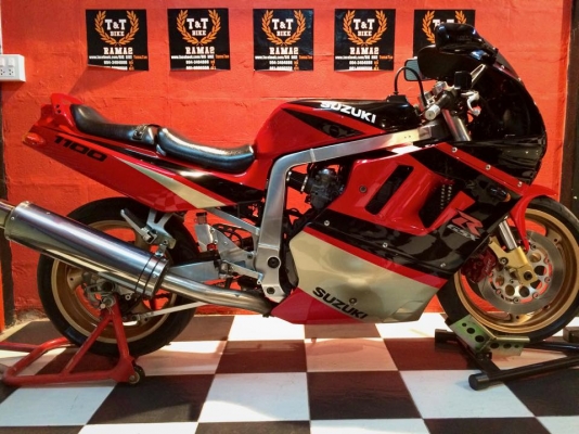 T&amp;T BIKE RAMAขายราคา79500 ฿SUZUKI GSX1100r สลิงช็อต สวยเดิมเทพ สำเนาทะเบียน แท้ครบ <โอนไม่ได้ไม่มีเล่ม>