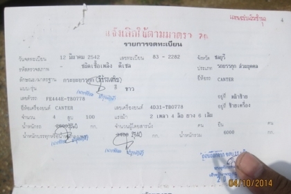 ขาย mitsu 110 แรง ปี 42 กระบะคอก 4.3 m พร้อมใช้ โทร 088-4501277 ขาย mitsu 110 แรง ปี 42 กระบะคอก 4.3 m พร้อมใช้ โทร 088-4501277