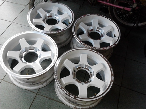 ล้อ TE37 ก้านยก 6/139 ขอบ15 กว้าง7.5 ออฟ20 สวยๆ 1ชุด