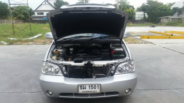 KIA CARNIVAL ปี 2007 AUTO รถสวย ออกศูนย์ yontrakit ตัว TOP สุด เบาะหนังสภาพสวย เครื่องวิ่งดี ช่วงล่างดี แอร์เย็น กระจกไฟฟ้า ล้อ MAX ภายในลายไม้สภาพสวย สีสวย รถพร้อมใช้งาน จัดไฟแนนได้