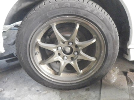 ขายล้อแต่งขอบ 15พร้อมยาง มีล้อเดียว ไว้ทำยางอะไหล่