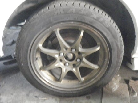 ขายล้อแต่งขอบ 15พร้อมยาง มีล้อเดียว ไว้ทำยางอะไหล่
