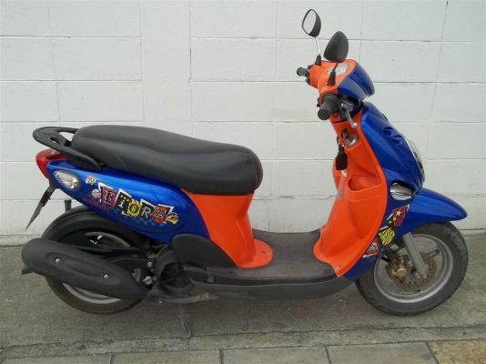 ขาย Yamaha Fiore จดปี 2554 สีน้ำเงิน ส้ม  ขาย 19,900.-