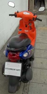 ขาย Yamaha Fiore จดปี 2554 สีน้ำเงิน ส้ม  ขาย 19,900.-