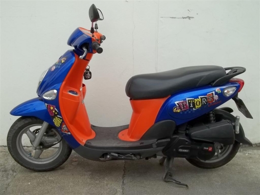 ขาย Yamaha Fiore จดปี 2554 สีน้ำเงิน ส้ม  ขาย 19,900.-
