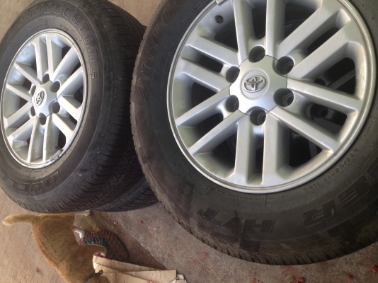 ขายล้อแม็ก VIGO CHAMP 17 พร้อมยาง  Bridgestone 265 65 17