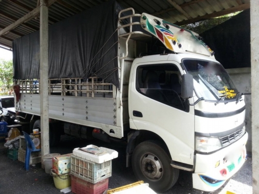 รถฮีโน่  6  ล้อ ทูโถ้ รั้ว  130 แรงม้า. ปี 47  สนใจติดต่อ  081 - 6079515